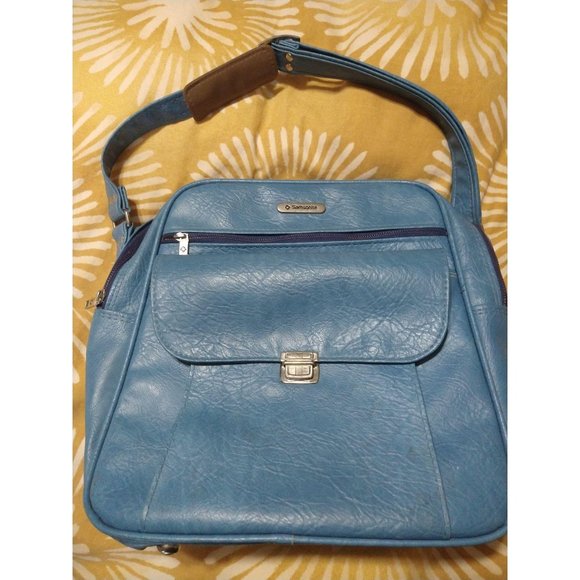 Vintage Samsonite Sonora Light Blue Bag - Picture 1 of 7